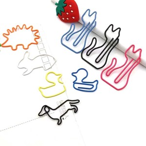 The Customized Shape Metal Fruit Shaped Paper Clips Custom Made Book Clips For Office Using