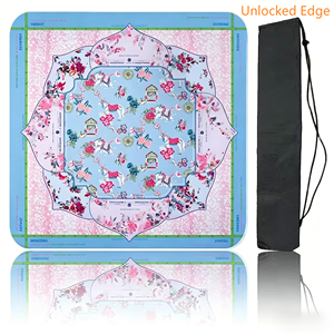 Premium Randloze Amerikaanse Mahjong Mat, Waterdicht Antislip Zachte Rubberen Op Maat Gemaakte Spelmat voor Thuis - Product Image 5