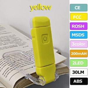 Rechargeable USB LED <b>Book</b> <b>Light</b> Clip on <b>Reading</b> Lamp Portable Flexible Eye Protection Bookmark Lamp Bed Night Photo Lighting - Product Image 1