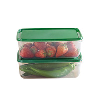 17-delige set transparante koelkastorganizers voor snacks, noten, voedsel, fruit, opbergdozen en -potten