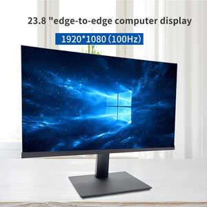 Sharerdp tùy chỉnh chiếu sáng logo 23.8 inch 100Hz HD dp 16.7M LCD cảm ứng màn hình kép độ sáng cao màn hình hiển thị - Product Image 5