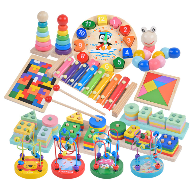 Custom Wood Montessori Toys Educational Learning