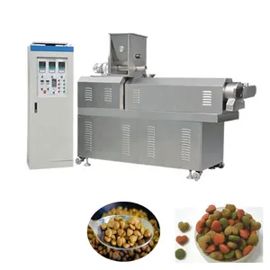 Sunward Jinan 2020 Certification CE Extrudeuse d'aliments pour animaux de compagnie Machine de fabrication d'aliments pour chiens avec cœur rond et forme d'anneau