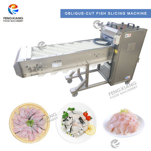 Máquina cortadora de pescado horizontal fresco Basa salmón <span class=keywords><strong>Thunnus</strong></span> máquina cortadora automática de pescado - Product Image 2