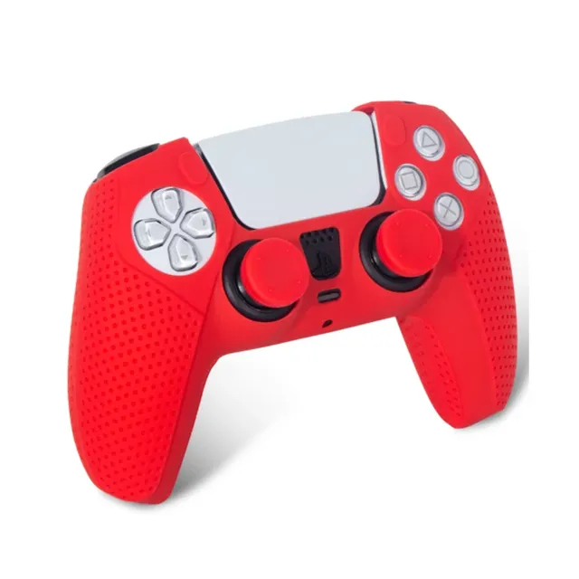 Dobe TP5-0559 Anti Slip Silicone Case for PS5 Joystick 2 Thumb Grips Soft Protective Skin Cover for PS5 Controller Rubber Case