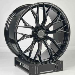 Rines Bku Forged JDM para Toyota <span class=keywords><strong>GR</strong></span> Corolla Supra Camry TRD RAV4 <span class=keywords><strong>CHR</strong></span> Sienna de 18-21 Pulgadas, Rines Personalizados de Aleación Negra 5x114.3 - Product Image 1