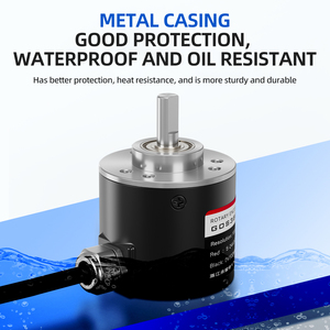 38毫米增量式旋转编码器，带6毫米轴5V/5-26V/8-24V 100ppr 500ppr 1000ppr输出旋转编码器 - Product Image 4