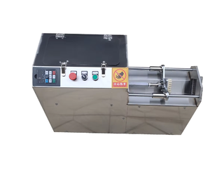 Cortadora de Frutas y Verduras Eléctrica Comercial de Acero Inoxidable de Alta Calidad, Cortadora Vertical de Papas Fritas - Product Image 2