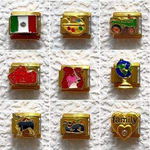 Italian Style New Modular <b>Love</b> Series <b>Bracelet</b> Golden Base with Styling Personality Assembly Chain Fashionable Charm Jewelry - Product Image 2