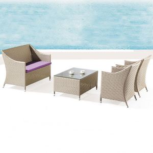 Nordic Style Outdoor Metallrahmen <span class=keywords><strong>Sofa</strong></span> Kombination sset Innenhof Garten tisch und Stuhl Set Spot Direkt vertrieb kann angepasst werden - Product Image 2