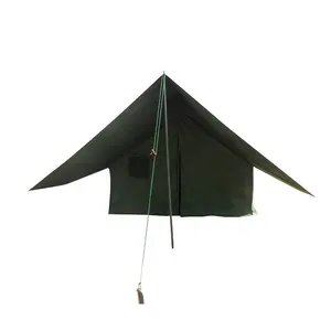 waterproof and rot proof 100% cotton canvas senior officer tent