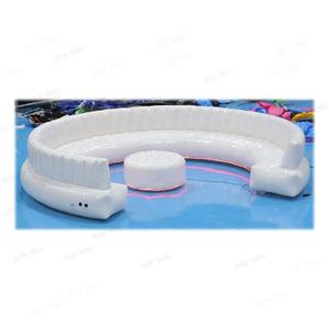 Sofá Inflable Circular Comercial para Viajes/Fiestas/Barbacoas/Camping - Lona de PVC con Certificación EN14960, Garantía de 2 Años, Marca IFUN - Product Image 3