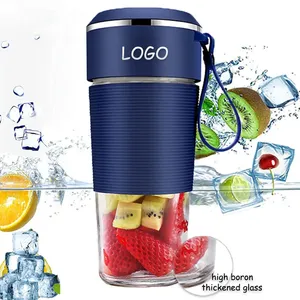USB Powered xách tay máy xay sinh tố Mini Máy ép trái cây cam sản xuất nước trái cây chai nhựa cho du lịch cá nhân hộ gia đình xe ngoài trời khách sạn sử dụng - Product Image 1