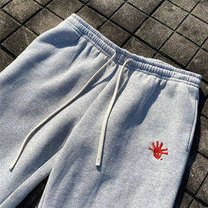 PT1089 Pantalon Personnalisé 100% Coton Haute Qualité Décontracté Large Molleton d'Automne pour Homme - Product Image 2