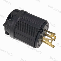NEMA-Conector industrial con cable de 30A para EE. UU., conector tripolar de América, macho, hembra, enchufe bloqueado antiholgado