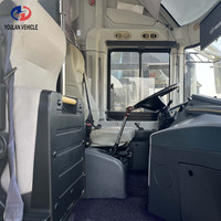 Autocar à deux étages d'occasion, moteur avant, personnalisable, Higer 12M, vente en gros à bas prix, service de navette