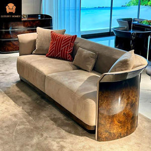 फॉशन फर्नीचर कारखाने लक्जरी सोफे सेट फर्नीचर आधुनिक लिविंग रूम सोफे सेट लकड़ी के मॉडल फर्नीचर सोफा गुआंगझू - Product Image 3