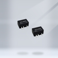 Entrée de tension fixe isolée, double sortie non régulée SMD (1-2W) 12V
