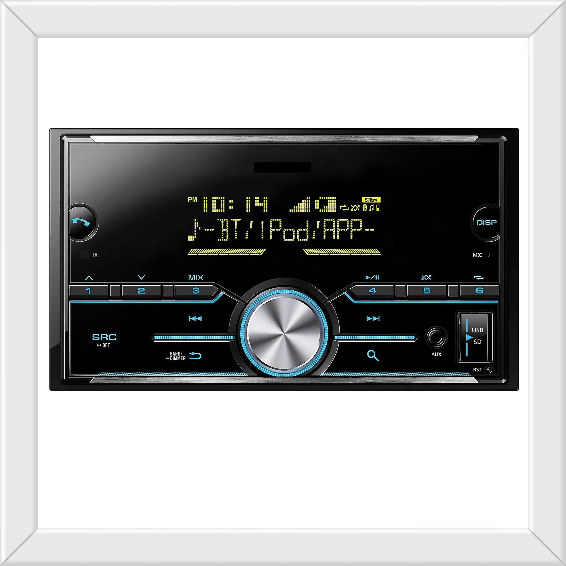 Quality Choice auto radio gps FM BT navigation multimedia player 2 din rear view camera car CD player