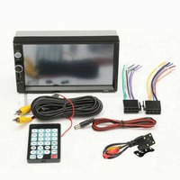 Radio Estéreo para Auto de 2 Din con Pantalla Táctil Capacitiva, Reproductor de CD, MP5, FM, Bluetooth, Conexión USB y SD, Modelo 7010B, Precio al por Mayor