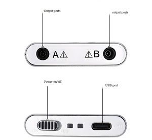 Estimulador muscular eléctrico portátil con control de sincronización para cuerpo y unidad facial TENS Aplicación de brazo ABS + Material de aleación de aluminio - Product Image 5