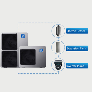 Nulite ปั๊มความร้อน WiFi EVI R32R290, เครื่องทำน้ำร้อนแหล่งอากาศเครื่องทำน้ำร้อน R290ฟังก์ชั่น A +++ - Product Image 6