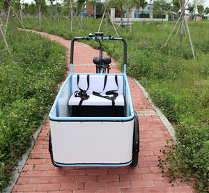 Vélo électrique à cadre en alliage d'aluminium Vélo <span class=keywords><strong>cargo</strong></span> électrique familial <span class=keywords><strong>danois</strong></span> - Product Image 4