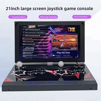 Console de jeu de combat rétro portable HD 21 pouces, manette de jeu, 110-240V