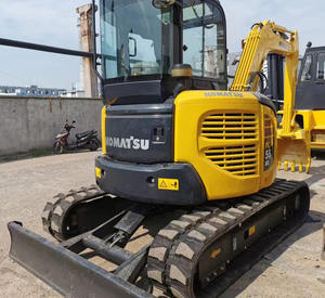 Excavatrice sur chenilles Komatsu PC55MR d'occasion, 5 tonnes, boîte de vitesses moteur PLC, faible nombre d'heures, machines de construction en vente - Product Image 2