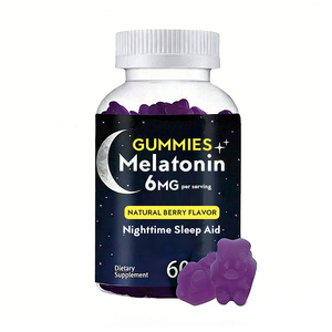 Gummies de mélatonine naturelle pour le sommeil : Contenu personnalisé pour favoriser le sommeil et calmer l'esprit <span class=keywords><strong>sans</strong></span> dépendance aux médicaments - Product Image 2