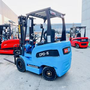 Carretilla elevadora eléctrica pequeña de dirección flexible con batería de larga duración Carretilla elevadora pequeña eléctrica se puede utilizar en almacenamiento en frío - Product Image 4