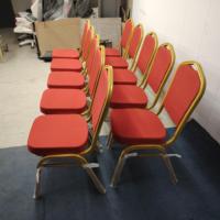 Trône Retour 7 Bars Chaises En Plastique Robuste Résine Incassable Banquet Chaises pour Salle De Mariage
