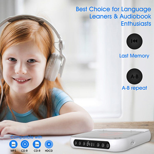 2026 New Portable Hi-Fi CD MP3 Player FM Radio USB, <b>Top</b> <b>Loading</b> Custom Player MOQ 1 - Product Image 2