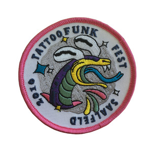 Giá Rẻ Nhà Máy Vá Ở Trung Quốc Tùy Chỉnh Lớn Duy Nhất Red Rose Vá Sắt Trên Thêu Đính Vá - Product Image 5