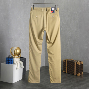 MUTIAN <span class=keywords><strong>Pantaloni</strong></span> da <span class=keywords><strong>Uomo</strong></span> Business Primaverili ed Estivi Morbidi di Alta Gamma Versatili Classici a Gamba Dritta <span class=keywords><strong>Elasticizzati</strong></span> Tinta Unita Casual #RL-056 - Product Image 3