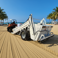 Balayeuse de plage à eau froide diesel HANDSOMER2500, neuve, 380V, machine de nettoyage d'écrans pour sable et débris, garantie 1 an
