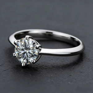 0.5CT 1CT 2CT 3CT Vvs D 925 Sterling <b>Silver</b> <b>Solitaire</b> Moissanite Wedding Engagement <b>Ring</b> for Women with Gra Certificate - Product Image 5