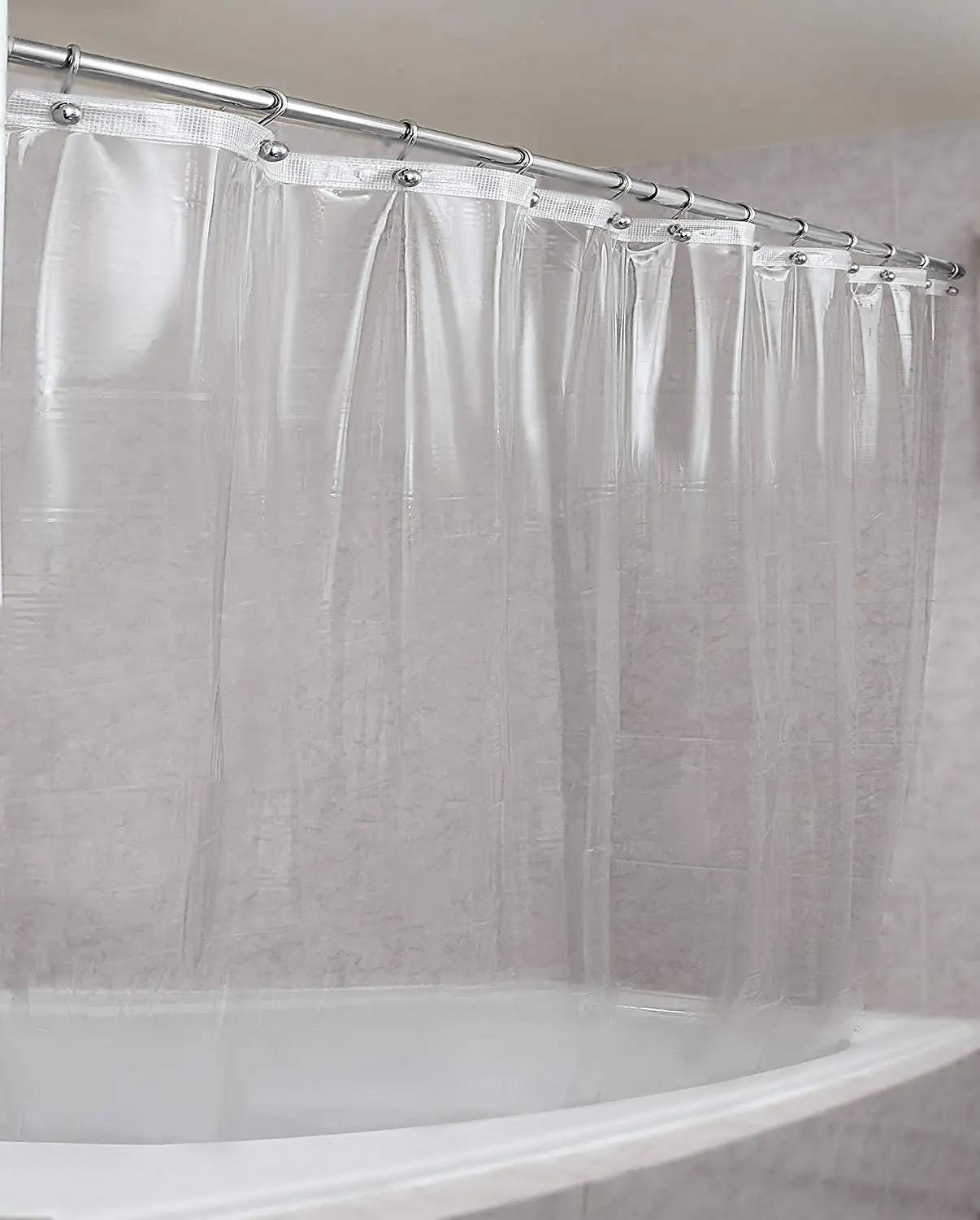 Bathtub Curtains PVC Partition Shower Curtain Thicken Bath Curtain