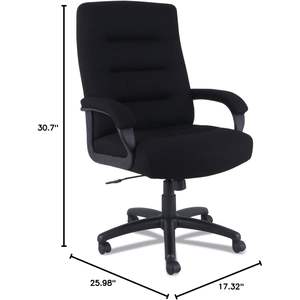 Silla de Oficina Alera Serie Kesson con Respaldo Alto, Soporta 300 lb, Altura del Asiento de 19.21 a 22.7 Pulgadas, Color Negro, con Sistema de Elevación, Materiales de Espuma PP y PU - Product Image 5