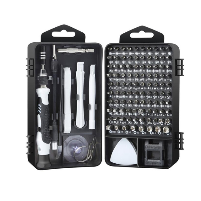 122 in 1 Precision Computer Laptop Repair Tool Kit Ready to Ship Magnetic Screwdriver Set Tools for Laptop Mobile Phone Computer