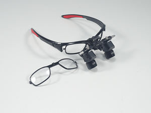 エルゴ変換レンズルーペ5x外科用歯科顕微鏡5W磁気スクエアヘッドライト脳神経外科用拡大ガラス - Product Image 2