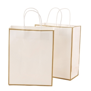 <span class=keywords><strong>Sac</strong></span> en papier <span class=keywords><strong>kraft</strong></span> avec poignée, 1 pièce, pour les courses - Product Image 5