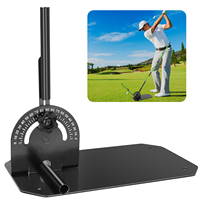180Plate Entraîneur d'axe de swing de golf professionnel, ambidextre, en PVC/TPE/TPU, aide multifonctionnelle pour l'entraînement au putting et à la cible
