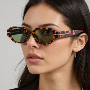 <span class=keywords><strong>2025</strong></span> New thiết kế cổ điển đa giác kính mát phụ nữ người đàn ông dày khung Đảng Kính mát hip hop sang trọng mát kính mắt UV400 Eyewear - Product Image 1