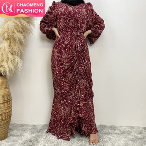 6669# New Elegant Spring <b>Summer</b> Floral Dress Front Pleated Drawstring Type Fashion Gorgeously Classy Women Dress - Product Image 1