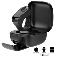 Mini Mouse Inalámbrico con Anillo Táctil, Control Remoto para iPhone y Android, Desplazamiento en TikTok, Presentaciones PPT, Control de Cámara
