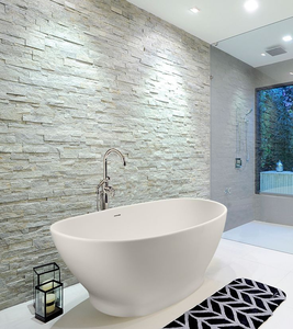 <span class=keywords><strong>Pilier</strong></span> romain en travertin de pierre flexible de style moderne Décoration murale extérieure Résistant à la chaleur Carreaux en argile douce imperméables MCM Hôtel - Product Image 3