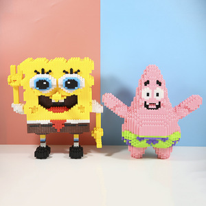 Minuscule particule assemblage blocs de construction <span class=keywords><strong>Pikachu</strong></span> Compatible enfants Puzzle adulte soulager la pression jouets - Product Image 4