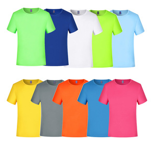 Venta al por mayor 100% poliéster personalizado impreso camiseta liso blanco negro verde Camiseta superior sublimación camiseta en blanco - Product Image 3