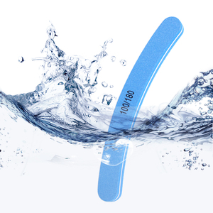 Nail Tool Double Sided Blue Sponge <strong>NailFile</strong> 80 100 150 Grit Nail File for Acrylic Nail - Product Image 5